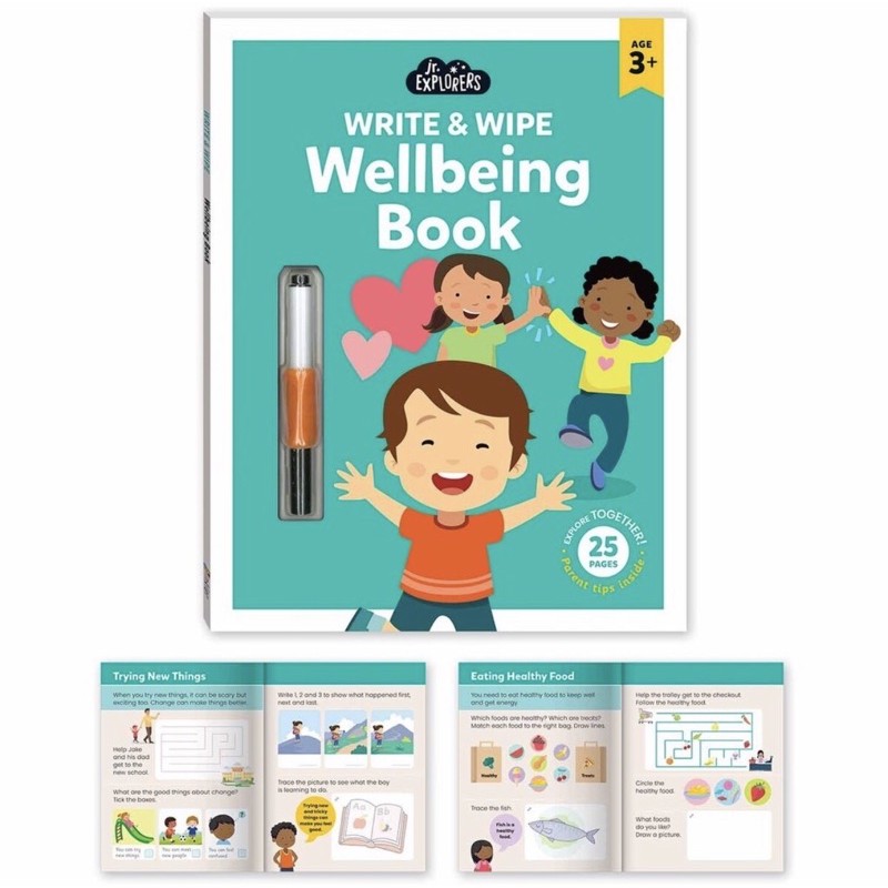 KMART AUSTRALIA Write & Wipe Wellbeing Book Shopee Malaysia