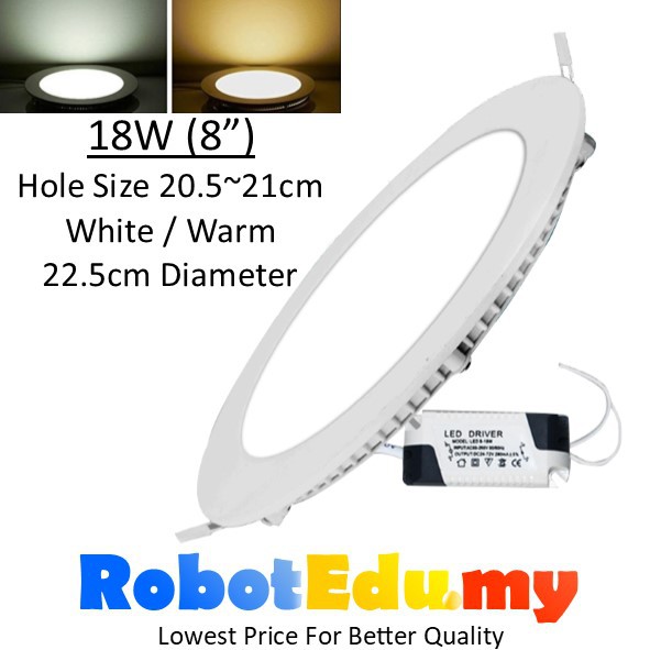 18W-Warm-3000k