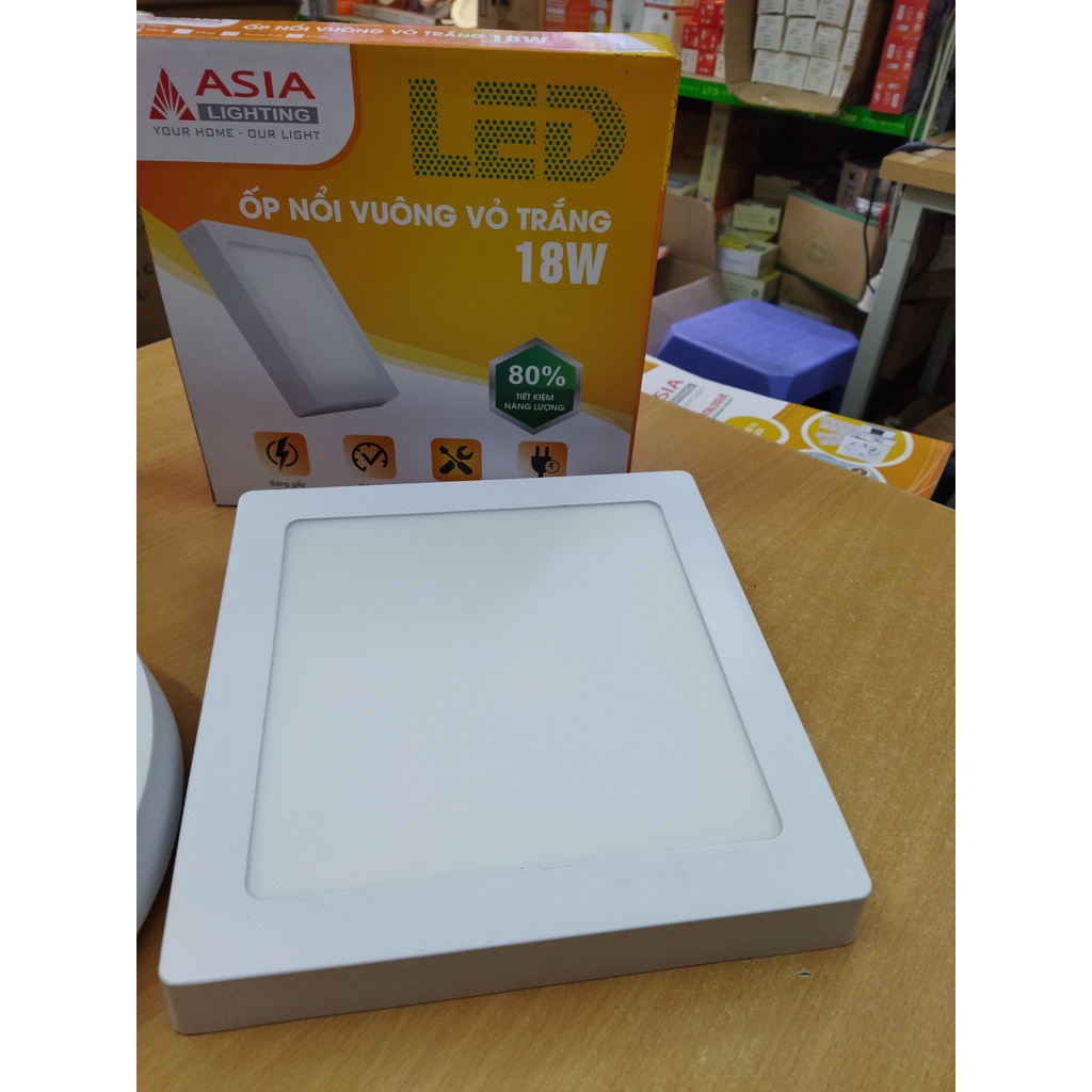 Square Led Spotlight 6,12,18,24W Genuine standard Asia white shell ...