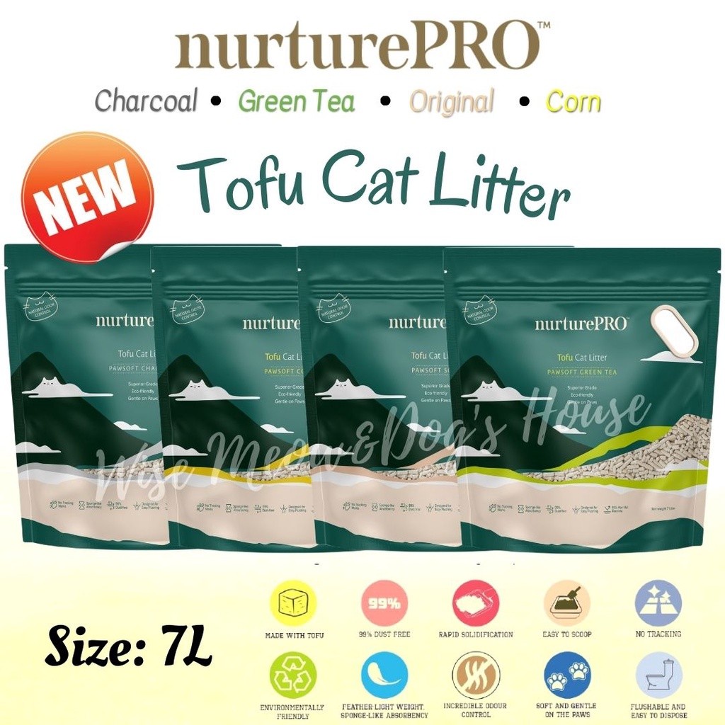 Nurture Pro Pasir Tofu Kucing Soya Tofu Cat Litter (7L) New Packaging Shopee Malaysia