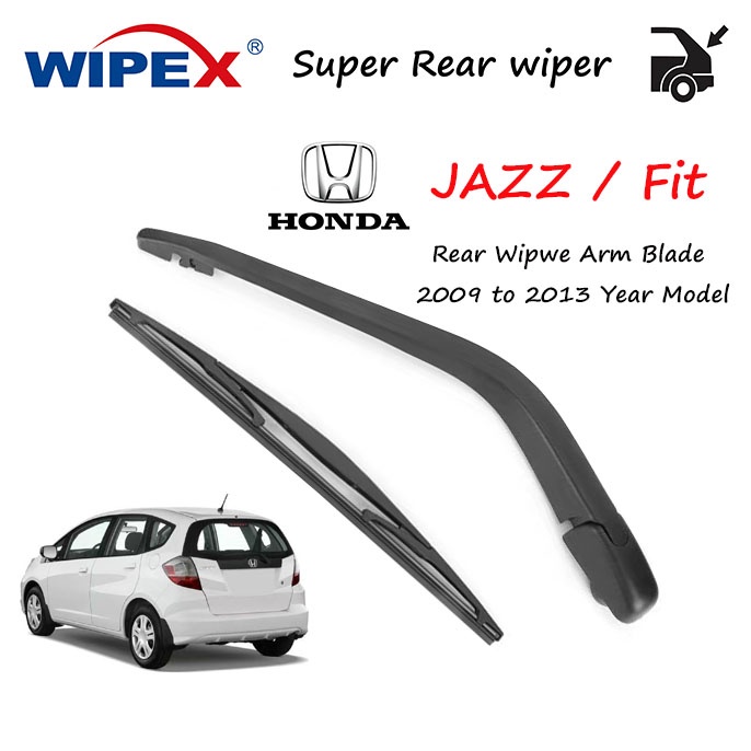 (Original) Honda JAZZ Rear Wiper ARM Blade Assembly Set for 2009 to