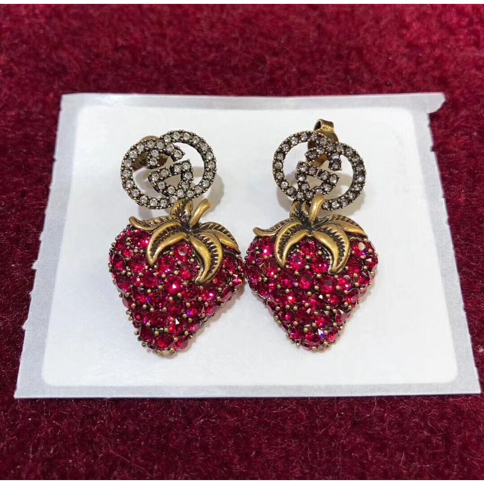 Gucci sale strawberry earrings