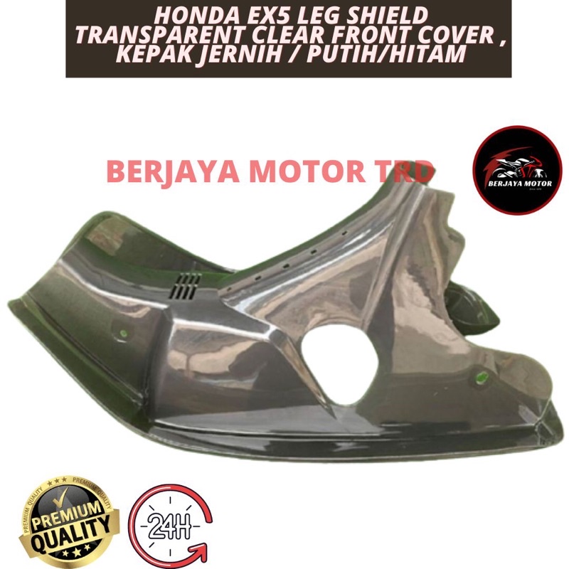 Honda EX5 Dream Leg Shield TRANSPARENT CLEAR Front Cover , Kepak JERNIH ...