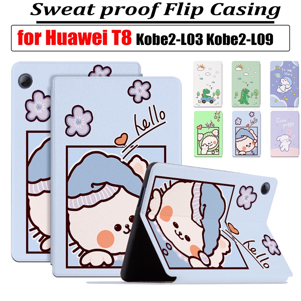 HUAYIJIE Tablet Custodia per Huawei Matepad T 8 2020 Kob2-W09 Kob2-L09 Custodia Stand Case Cover HD