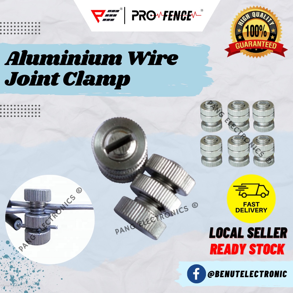 Pro Fence Aluminium Wire Joint Clamp Split Bolt Joint Clamp Clip