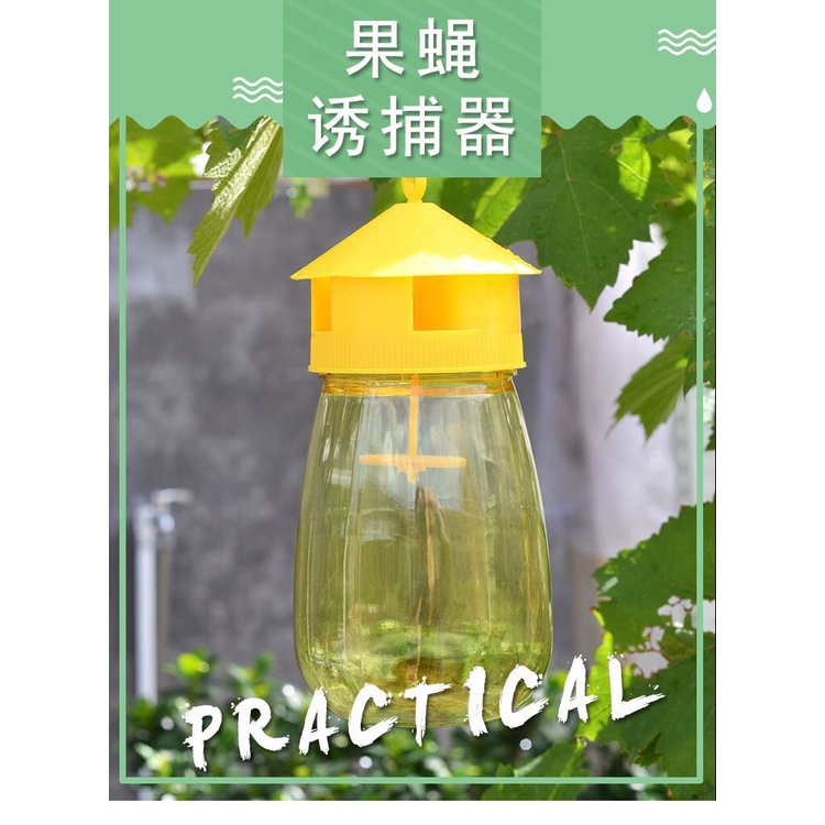 Plastic Hanging Insect Catcher Lure Attractant Fruit Fly Trap | Shopee ...