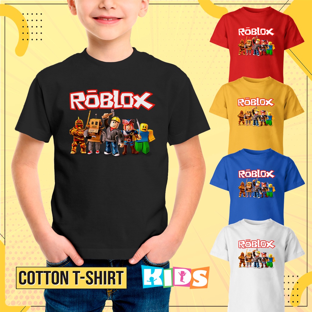 Kids Tshirt Roblox Baju Budak Lelaki Premium 100%Cotton ( Age / Umur 2 ...