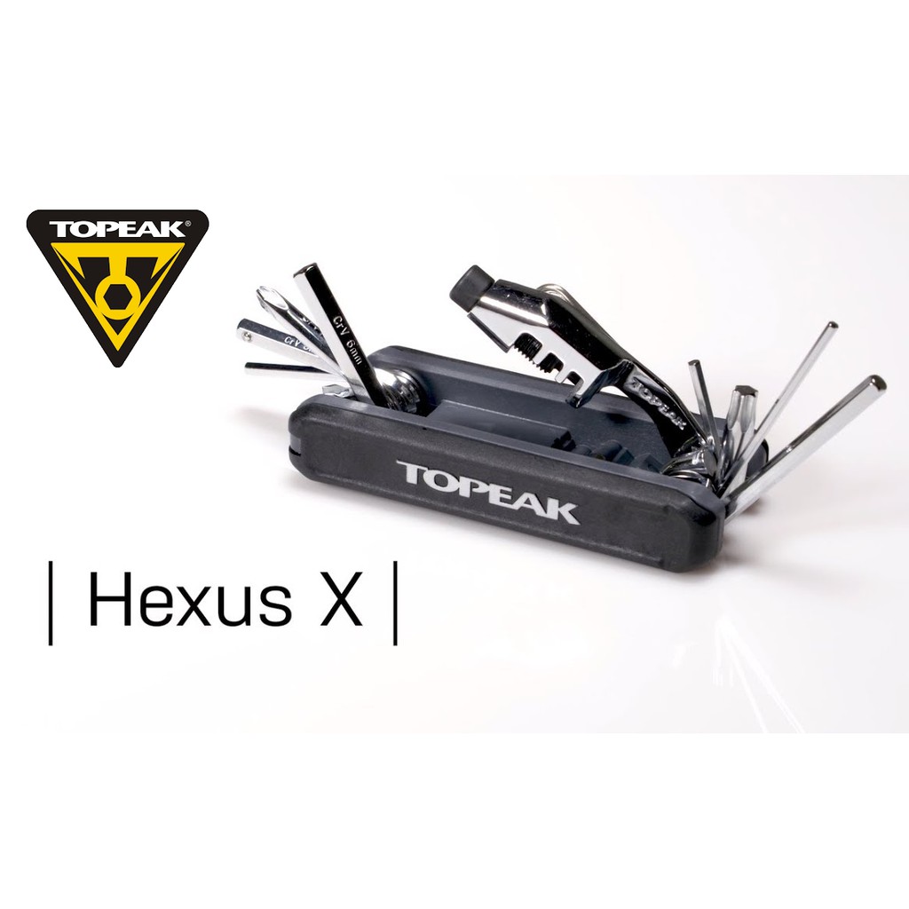 thumbnail image 2 of Topeak Hexus X 21-Function Bicycle Multi-Tool – Includes Chain Tool, Torx, Tire Levers 2 of 3