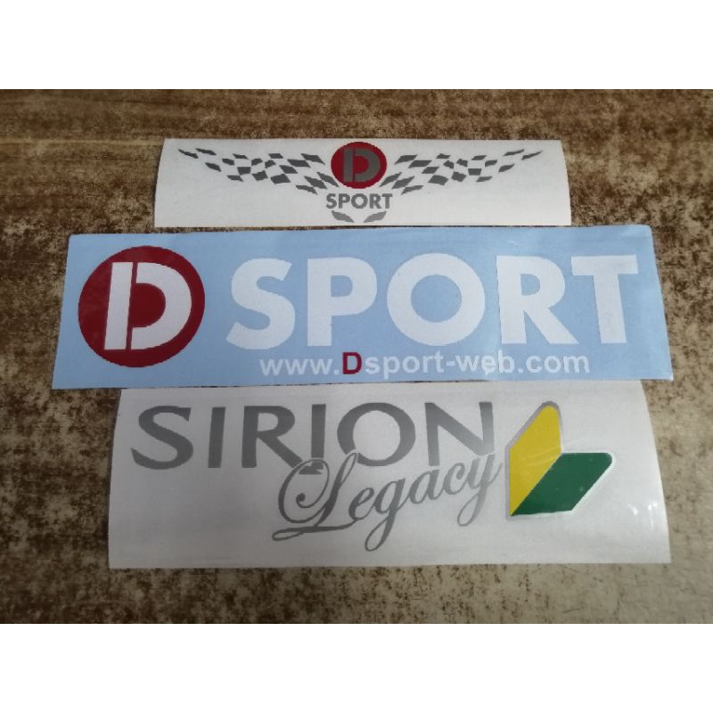 sticker sirion legacy d sport 1 set | Shopee Malaysia