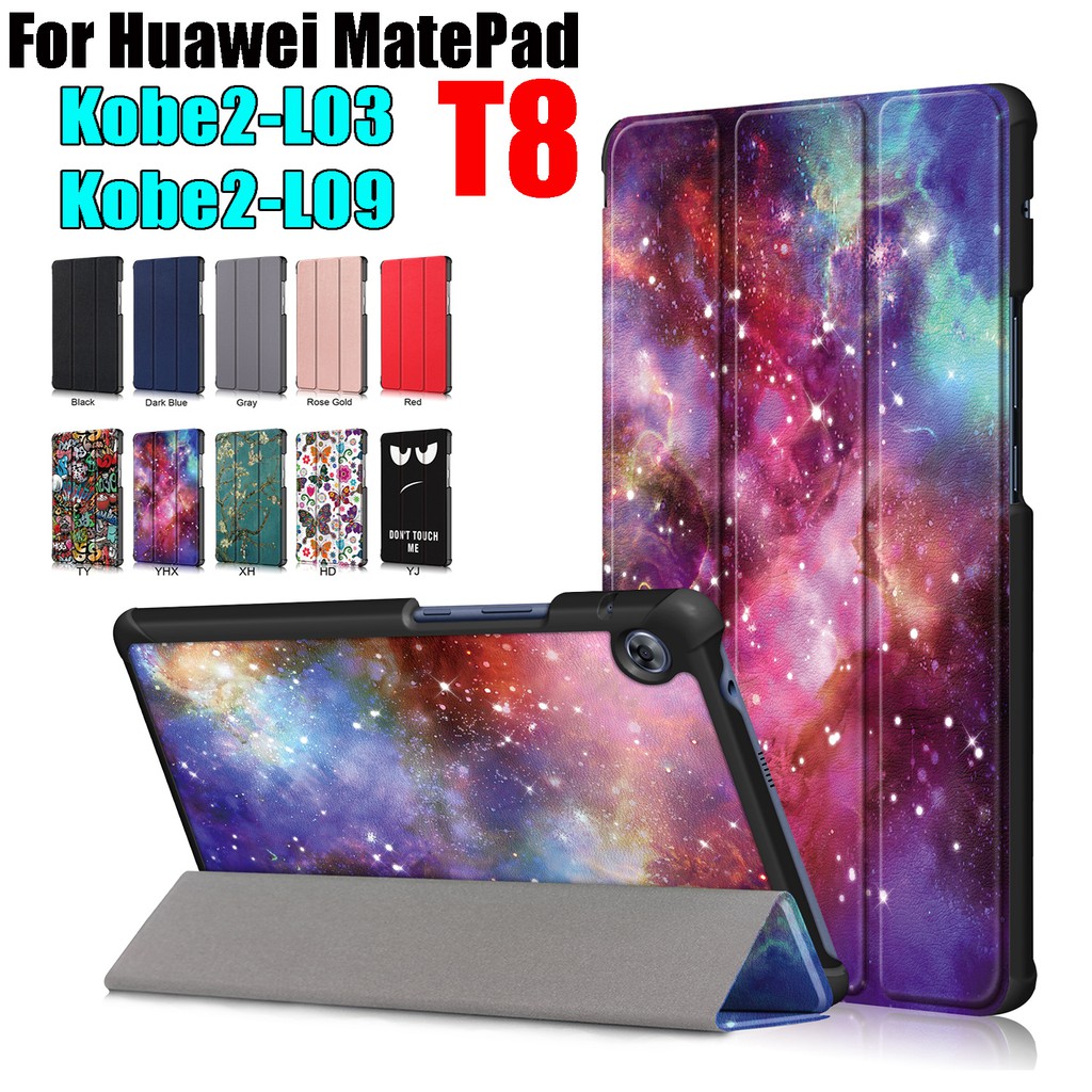 Pu Leather Flip Cover For Huawei Matepad T8 Case Kobe2-l09 Kobe2