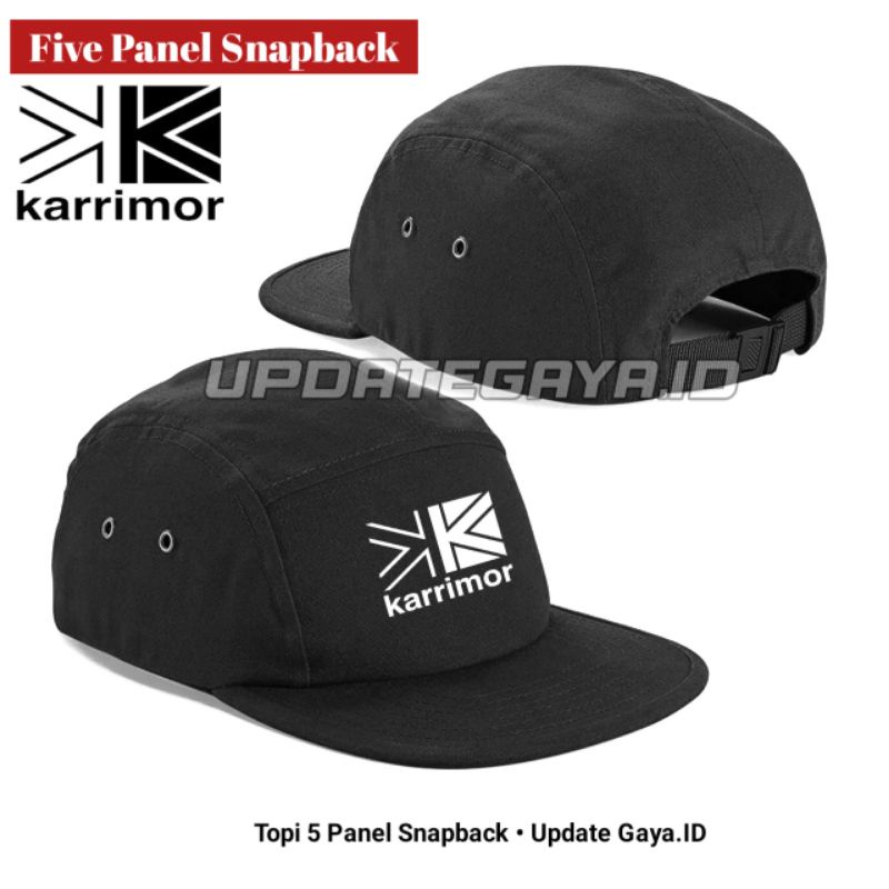 KARRIMOR Panel Hat Five Panel Snapback Hat Distro Hat