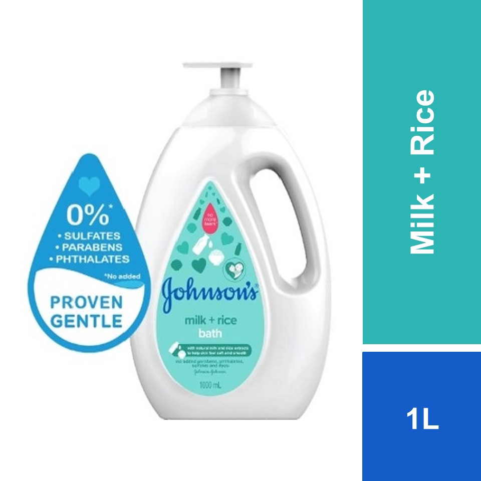 Johnson's Milk + Rice Bath 1000ml Shopee Malaysia