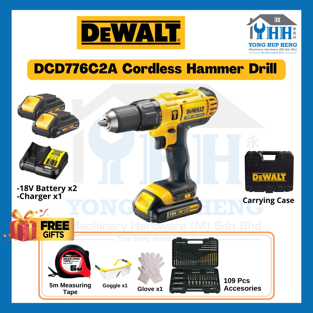 Dewalt dcd776 best sale hammer setting