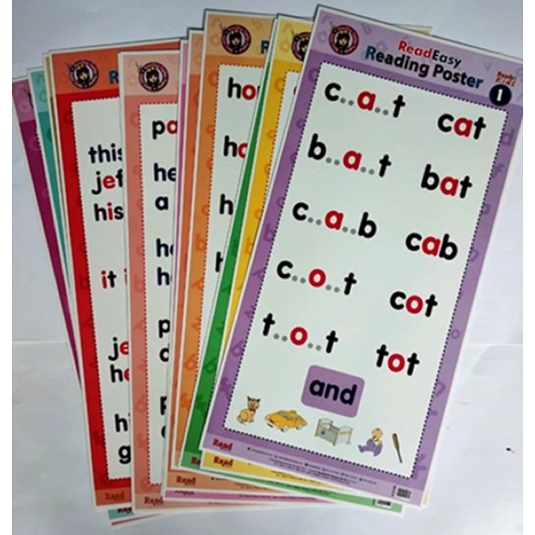 [READY STOCK] SET POSTER READING READEASY - full set poster English ...