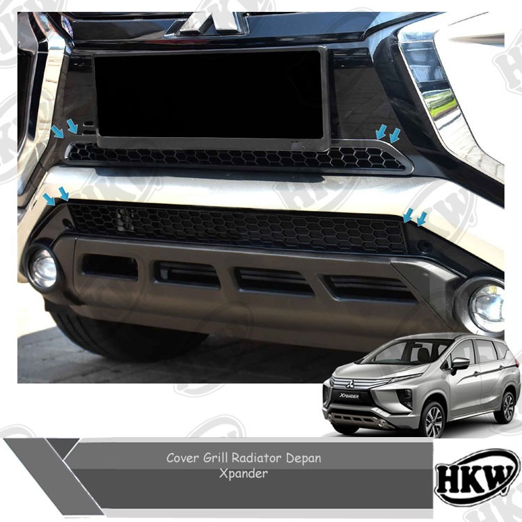 Front Bumper Radiator Cover Radiator Black Plastic Car Xpander | Shopee ...