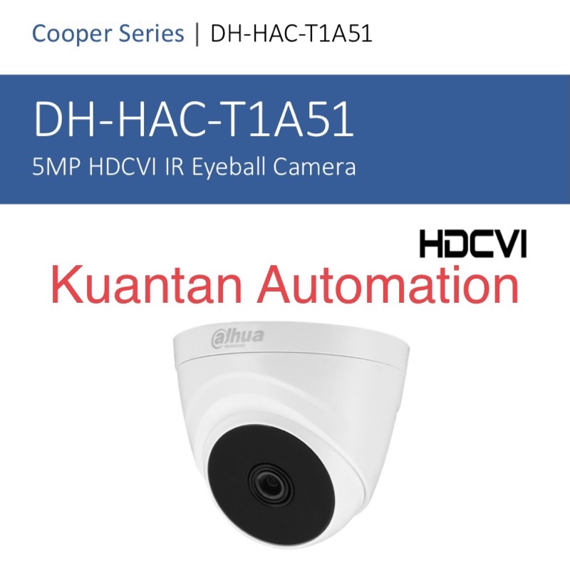 Dahua 5MP Dome camera T1A51P Shopee Malaysia