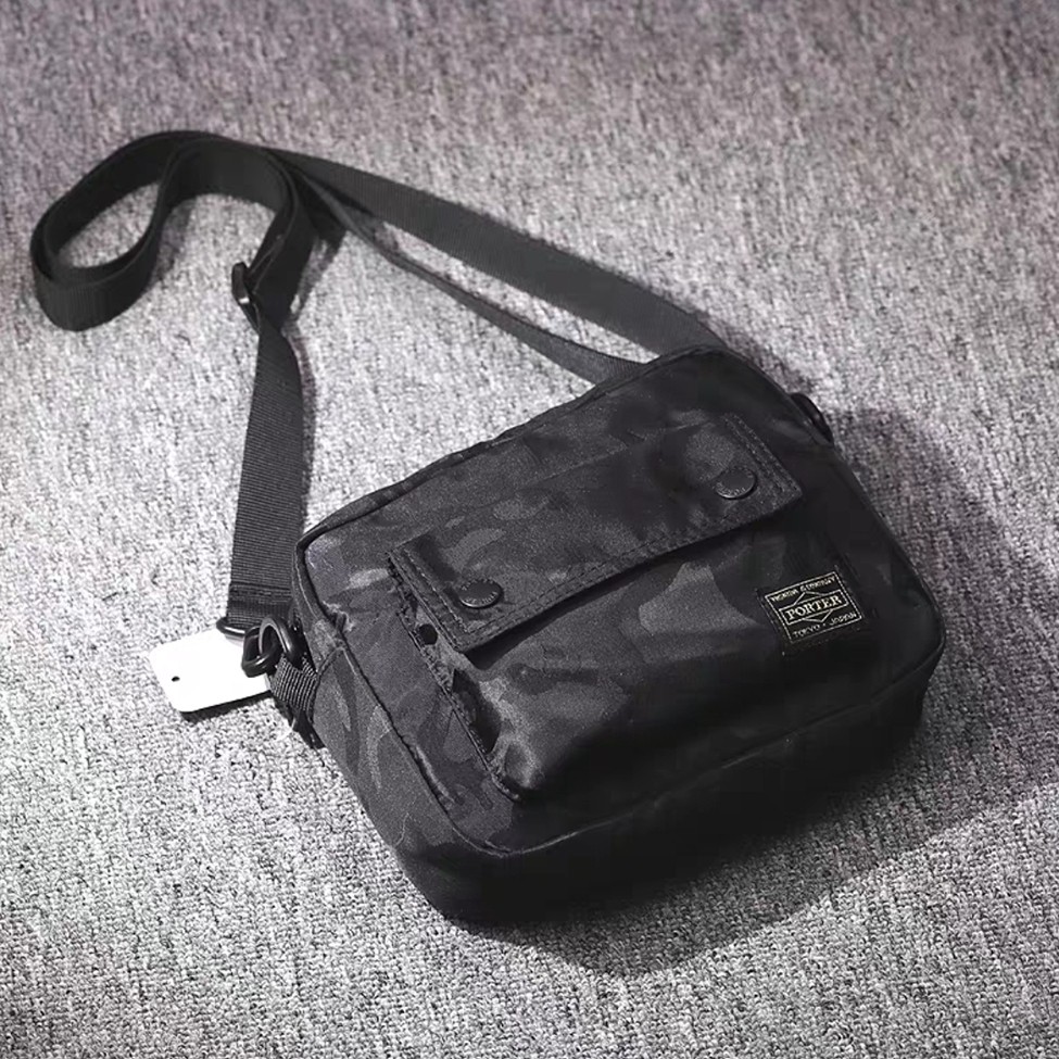 Beg Silang Lelaki 2020 New Japan Design PORTER Button Sling Bag Chest Bag Men Shopee Malaysia
