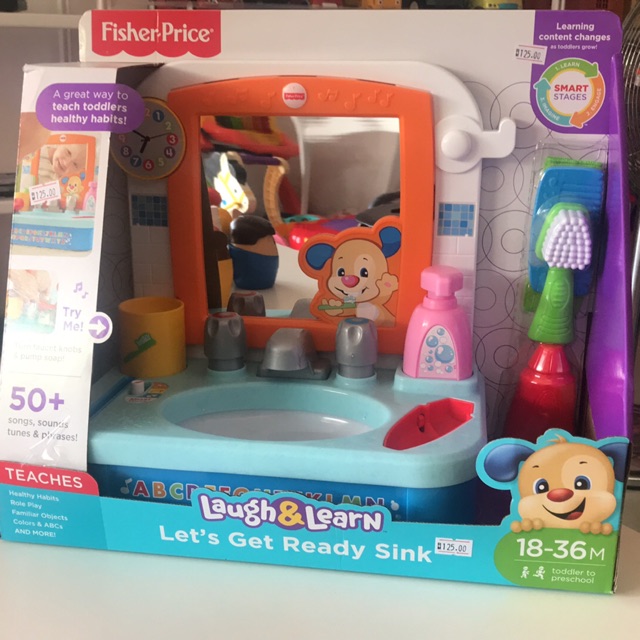 Fisher price laugh and cheap learn let's get ready sink