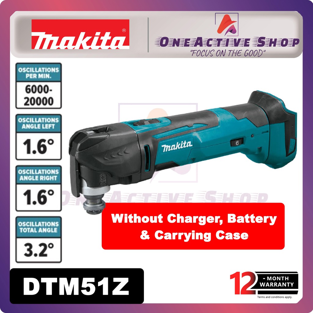 MAKITA 18V Cordless Multi Tool DTM51 1 Year Warranty ( MAKITA MULTI