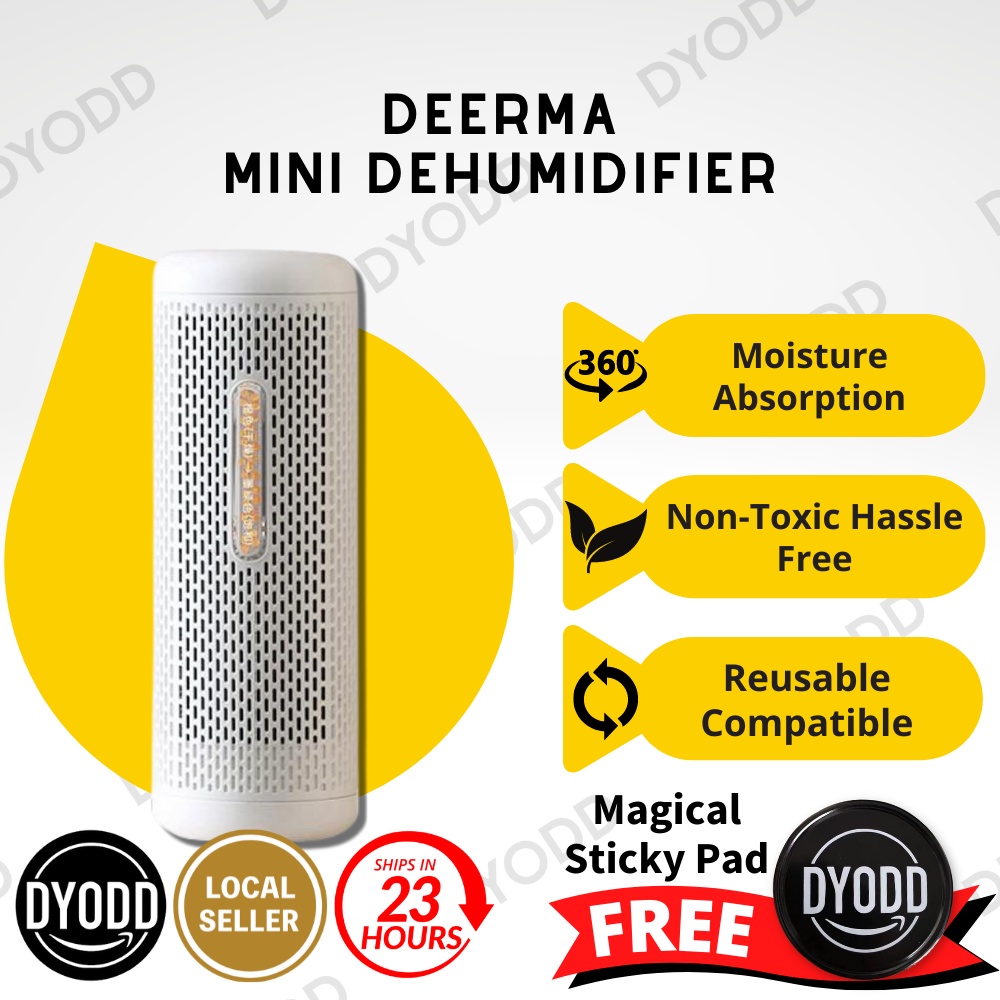 [READY STOCK] Deerma Mini Dehumidifier Air Moisture Absorption Dryer