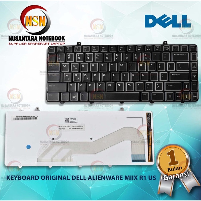 Original Dell Alienware M11X R1 M11X-R1 AM11X R1 US Keyboard | Shopee ...