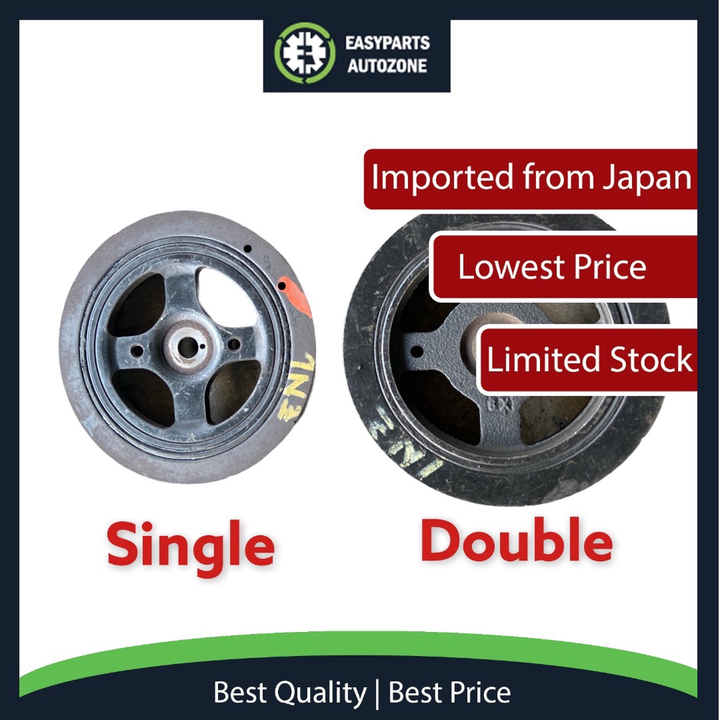 Autozone Toyota Vios 1NZ Crankshaft Main Pulley Pully Japan Shopee