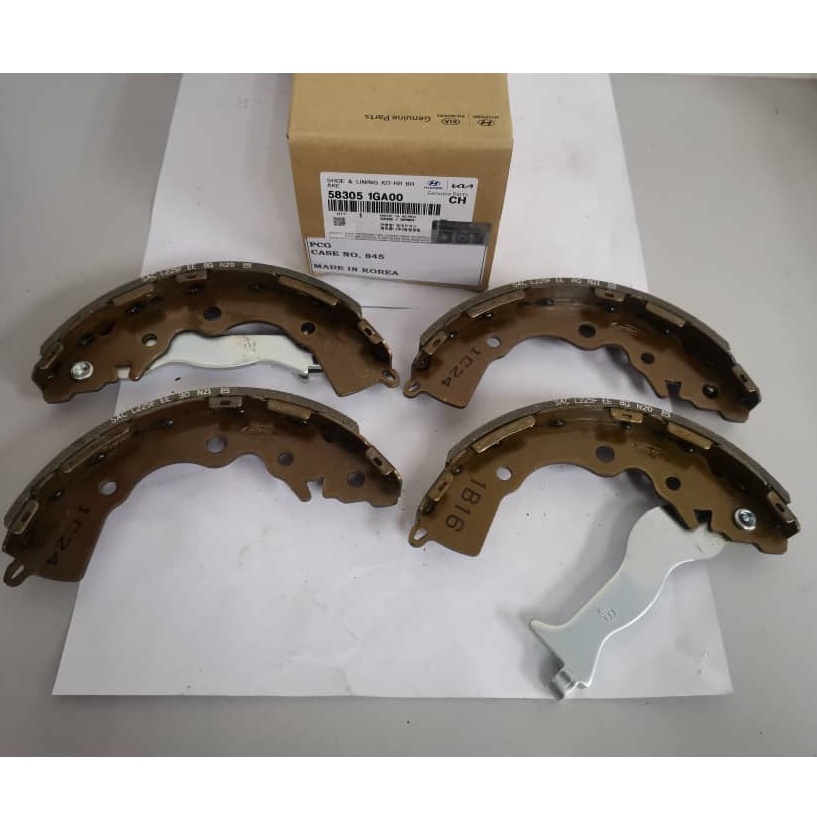 HAND BRAKE SHOE SET (GENUINE PARTS) KIA RIO JB / HYUNDAI GETZ 1.4 ...