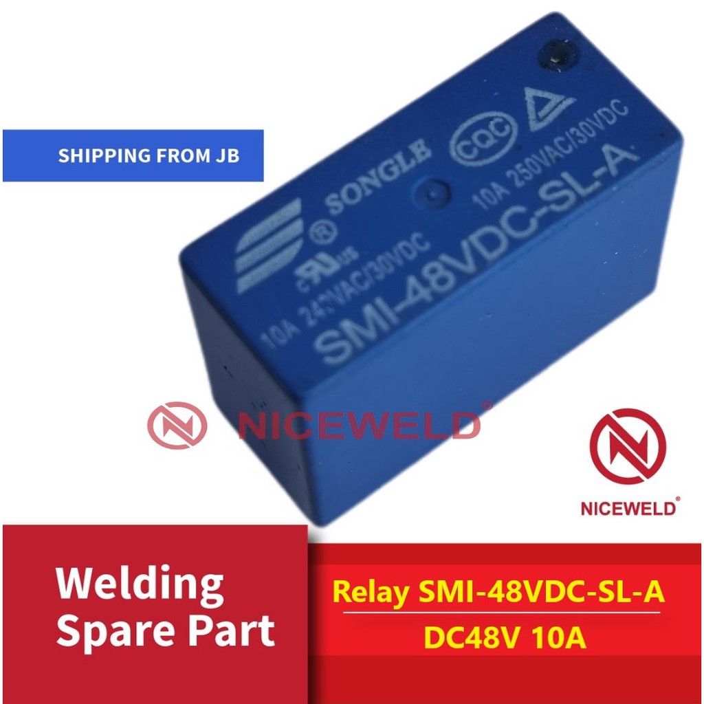 Welding Machine Relay DC48V For Power Board SMI-48VDC-SL-C Welding ...