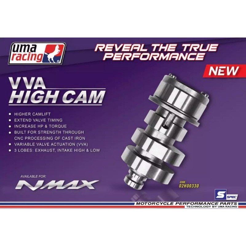 CAMSHAFT CAM UMA RACING NVX155 NMAX | Shopee Malaysia