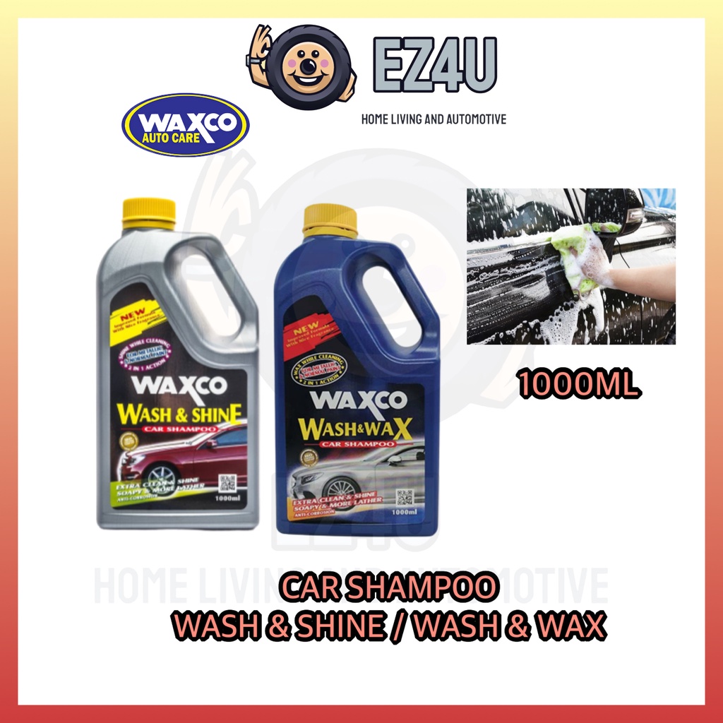 [EZ4U] WAXCO 2 in 1 Wash & Shine / Wash & Wax Car Shampoo Sabun Cuci