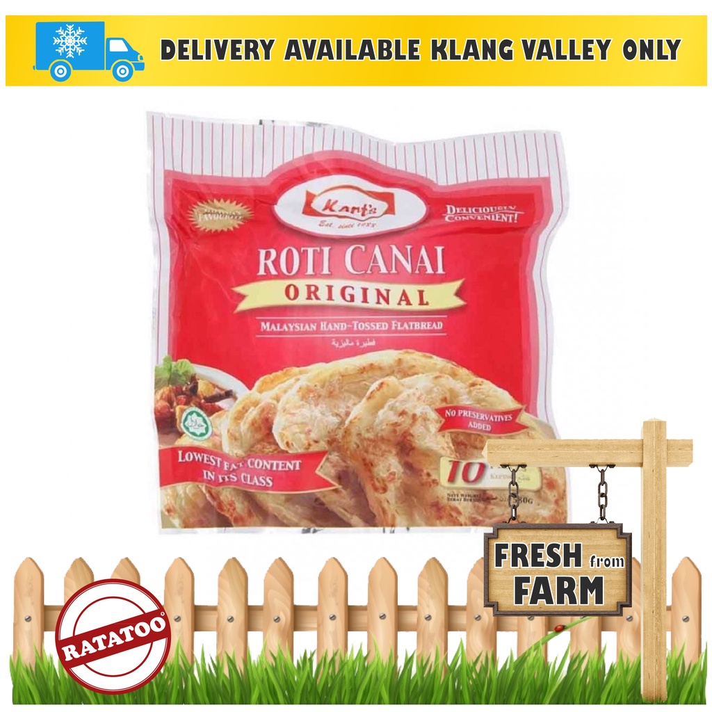 [SALE] BREAD Kart's Roti Canai (10pcs) | Shopee Malaysia