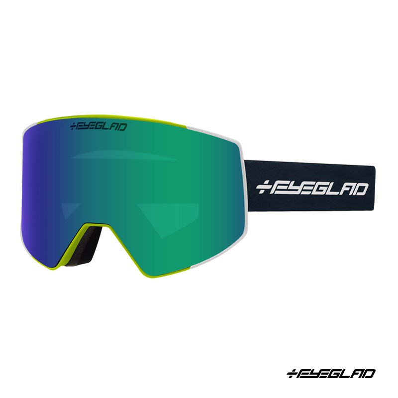 [EYEGLAD] Lightning Ski Goggles (Green Lightning) Shopee Malaysia