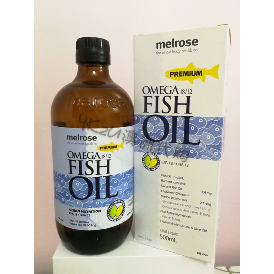 Melrose Fish Oil 500ml Shopee Malaysia
