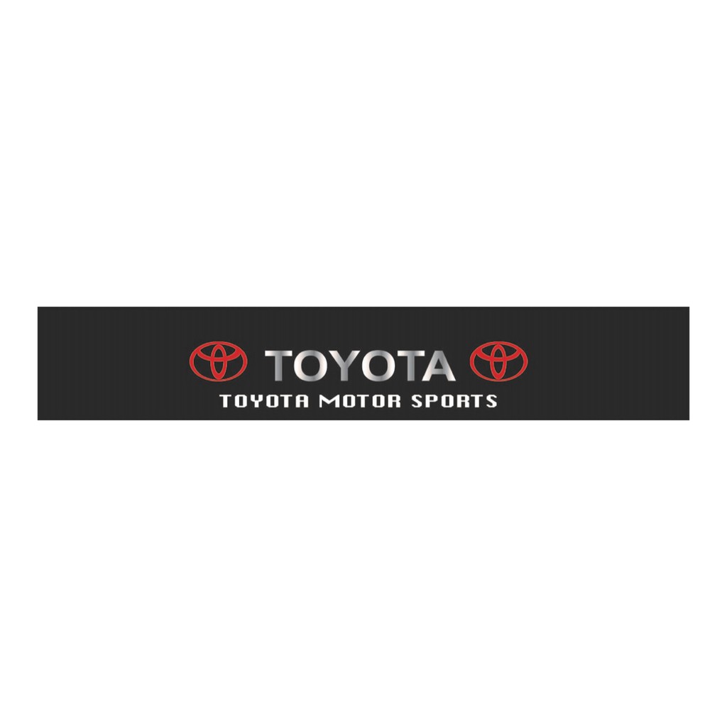 TOYOTA Front Windshield Sticker / Sticker Tampal Cermin Depan Kereta ...