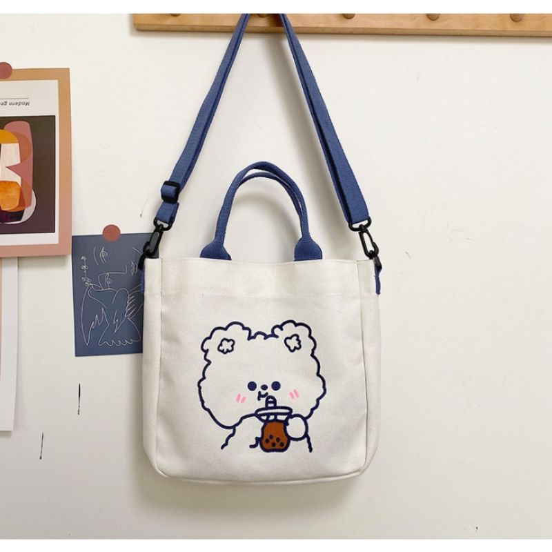 Canvas hot sale bag cute