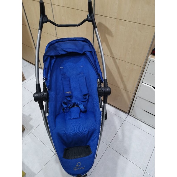 Preloved Quinny Zapp Xtra 2 color Blue Base NOT included Maxi cosi infant carrier adapter Shopee Malaysia