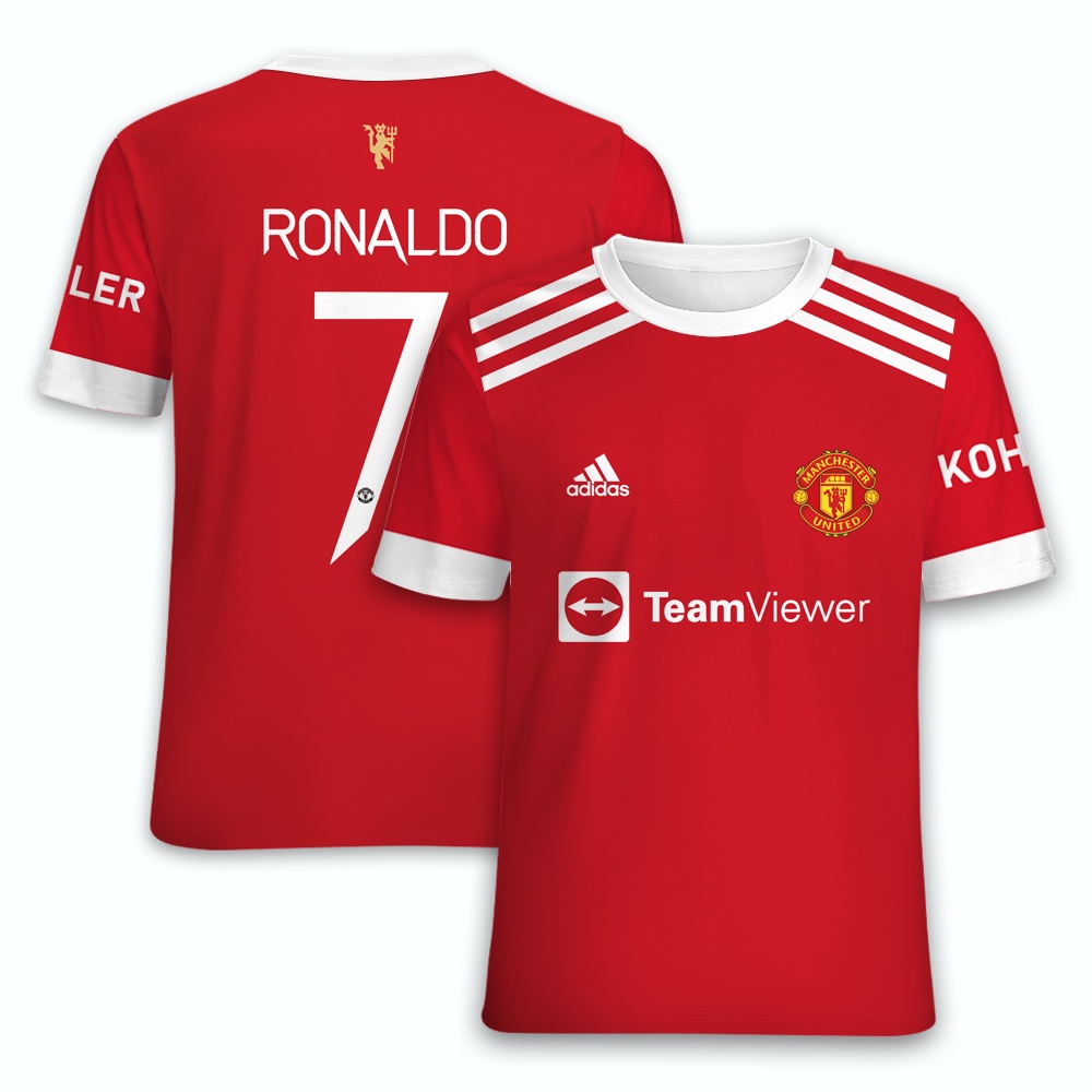 2022 Cristiano Ronaldo Manchester United Jersey Shirt MU Home Player Men Football Sports Clothing Baju Bola Sepak Lelaki Shopee Malaysia