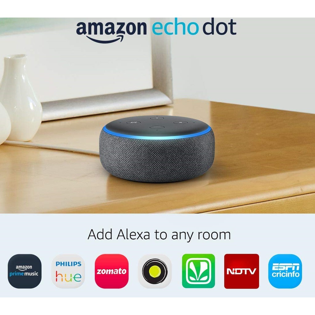 Amazon Echo Dot ( 3rd Gen Generation ) Smart Home Assistant Speaker ...