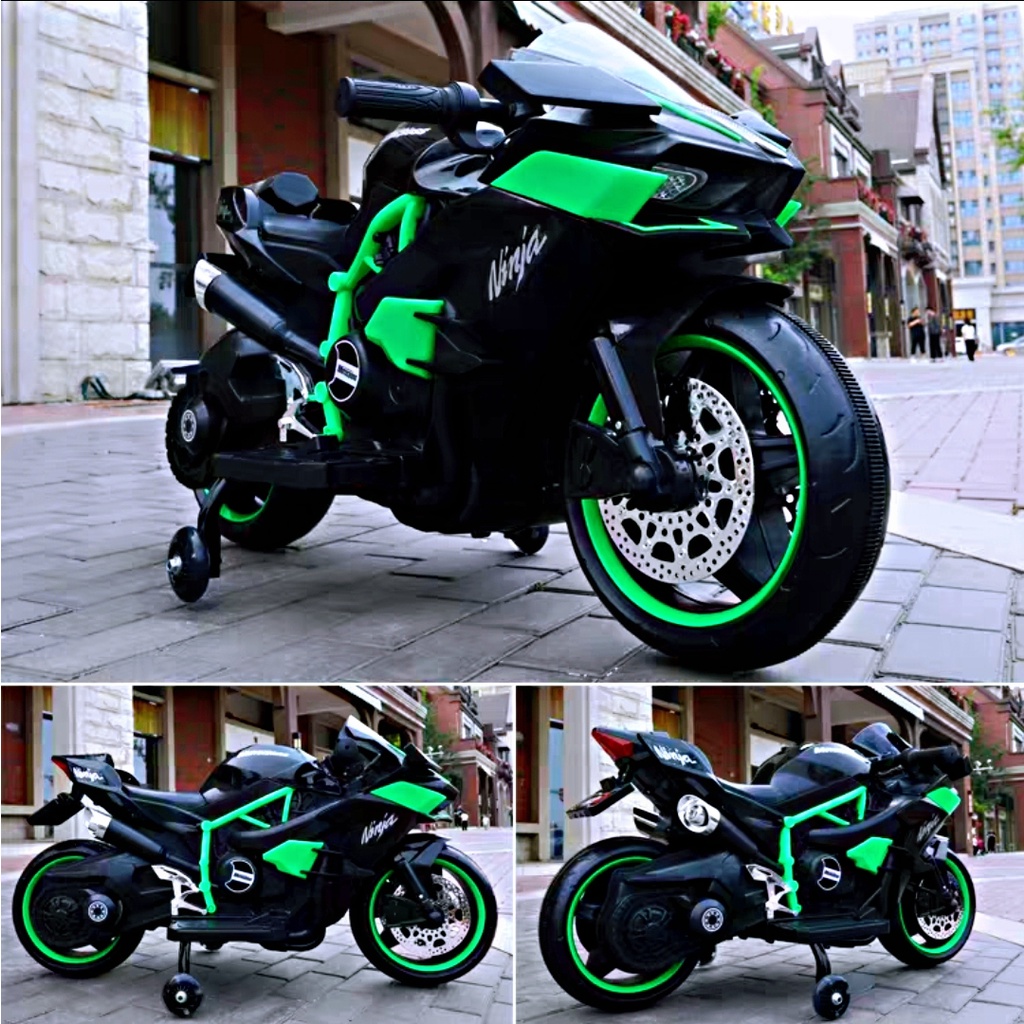 Sports Remote Control 12V Big Size Ninja Superbike Kids Ride On Bike
