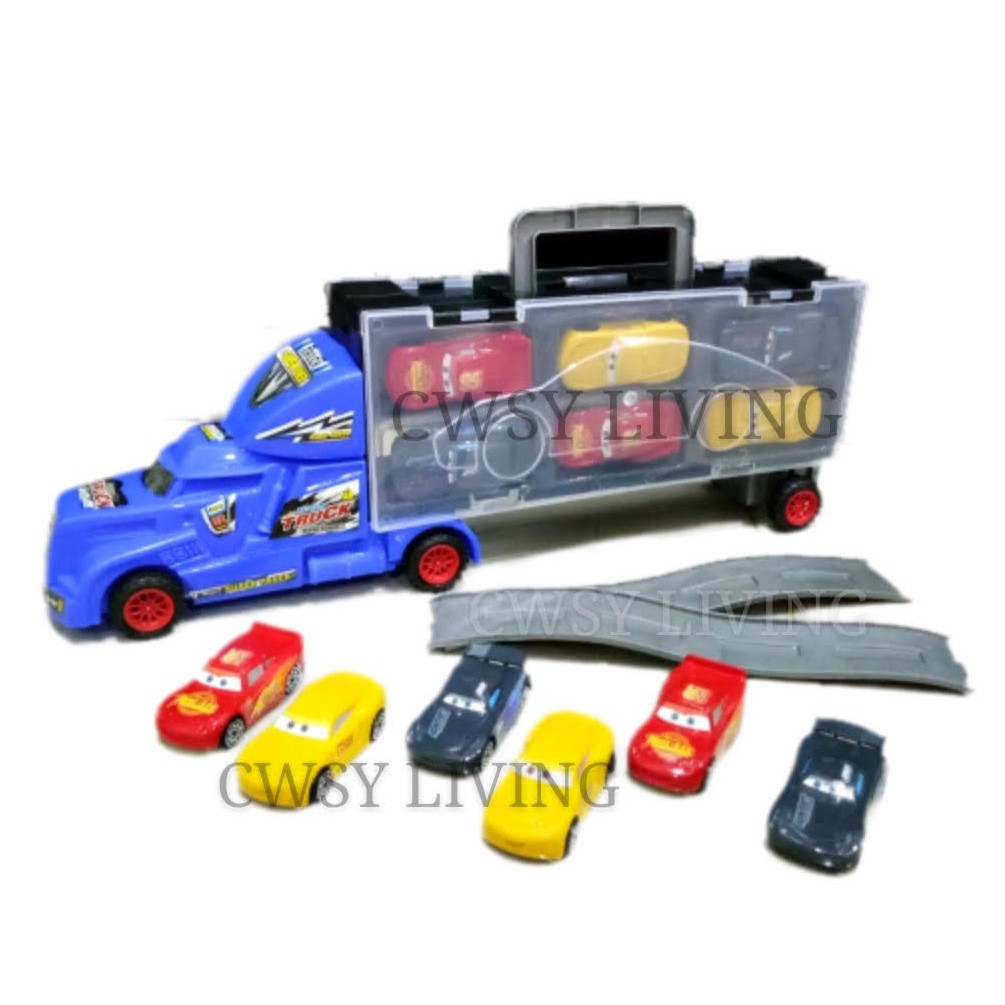 Hot Wheels Hand Carry Truck Storage Box With Boards Shopee Malaysia