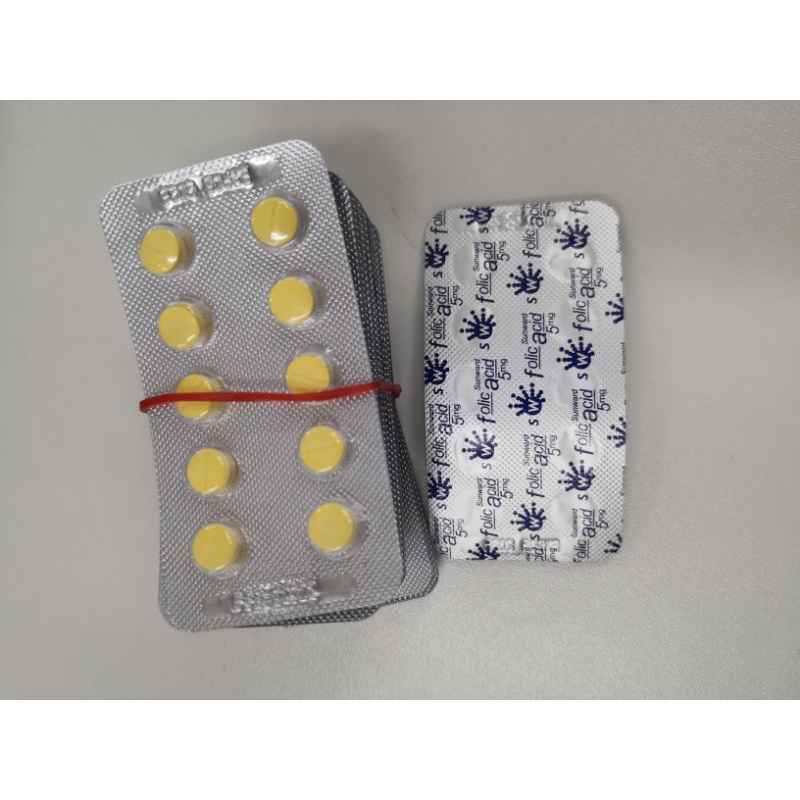 Folic Acid Vitamin Tambahan Wanita Mengandung Kesuburan 10's | Shopee