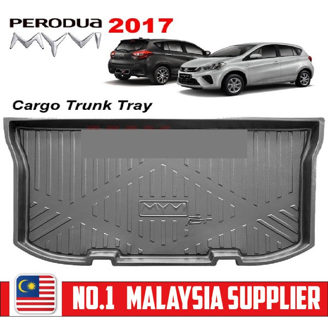 PREMIUM PERODUA MYVI Car Boot Tray Luggage Cargo Trunk Tray Luggage