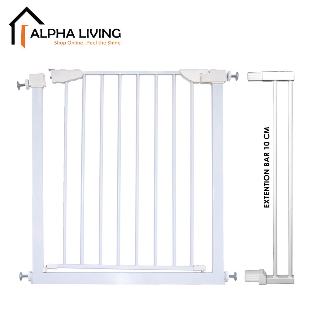 Safety Gate AUTO-CLOSE with Extension Up to 92 CM (GDN0005/GDN0006) |  Shopee Malaysia