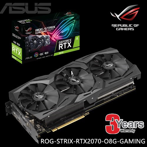 Asus Geforce Rtx 2070 8gb Rog Strix Gaming Oc ASUS Republic