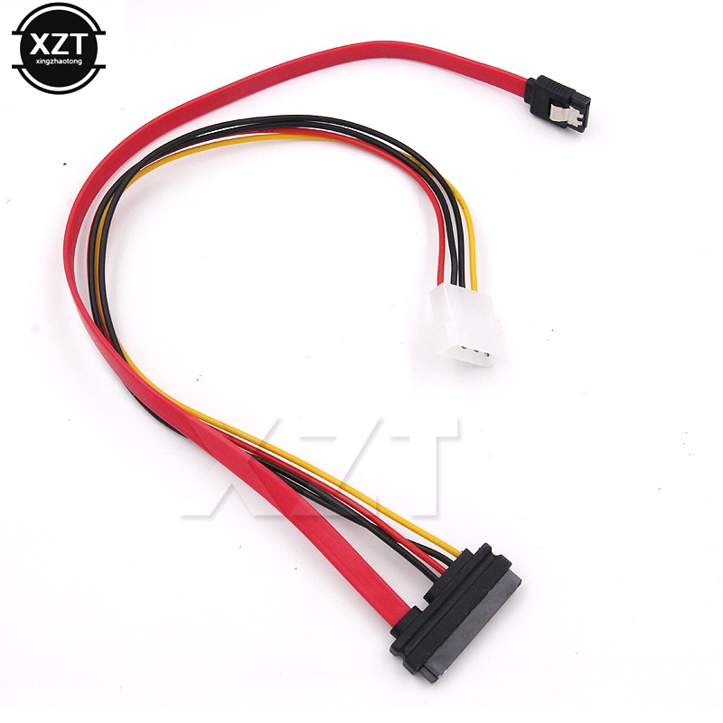 40cm 15+7 Pin Power Data to 4 Pin IDE Power SATA Data Hard Cable ...