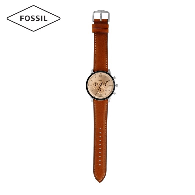 OFFICIAL WARRANTY Fossil Men s FS5627 Neutra Chronograph Brown Leather Watch 2 Years Fossil Warranty Shopee Malaysia
