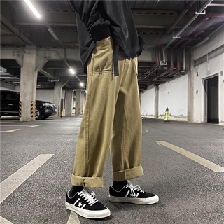 Men's Casual Pants Trousers Cotton Linen Loose Straight Casual Pants Men's  Beach Vacation