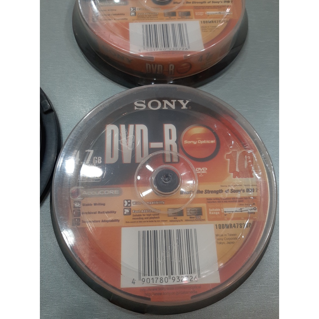 SONY DVD-R 4.7GB 10PCS | Shopee Malaysia