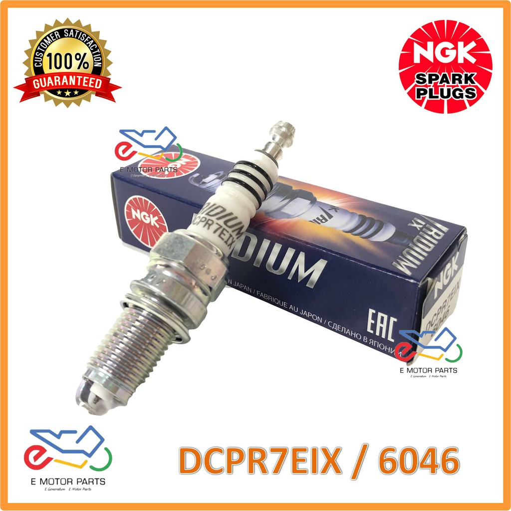 PERODUA MYVI /ALZA/NAUTICA/TOYOTA AVANZA/RUSH NGK Laser Iridium Spark Plug NGK DCPR7EIX (6046