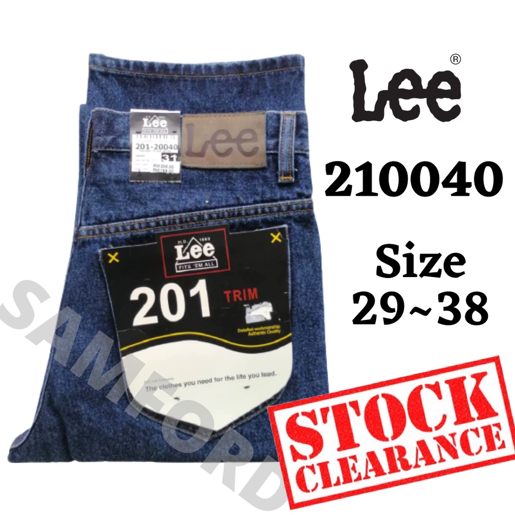 SALES] LEE Original 201 Men's Jeans pocket/ Trim Fit/ 210040